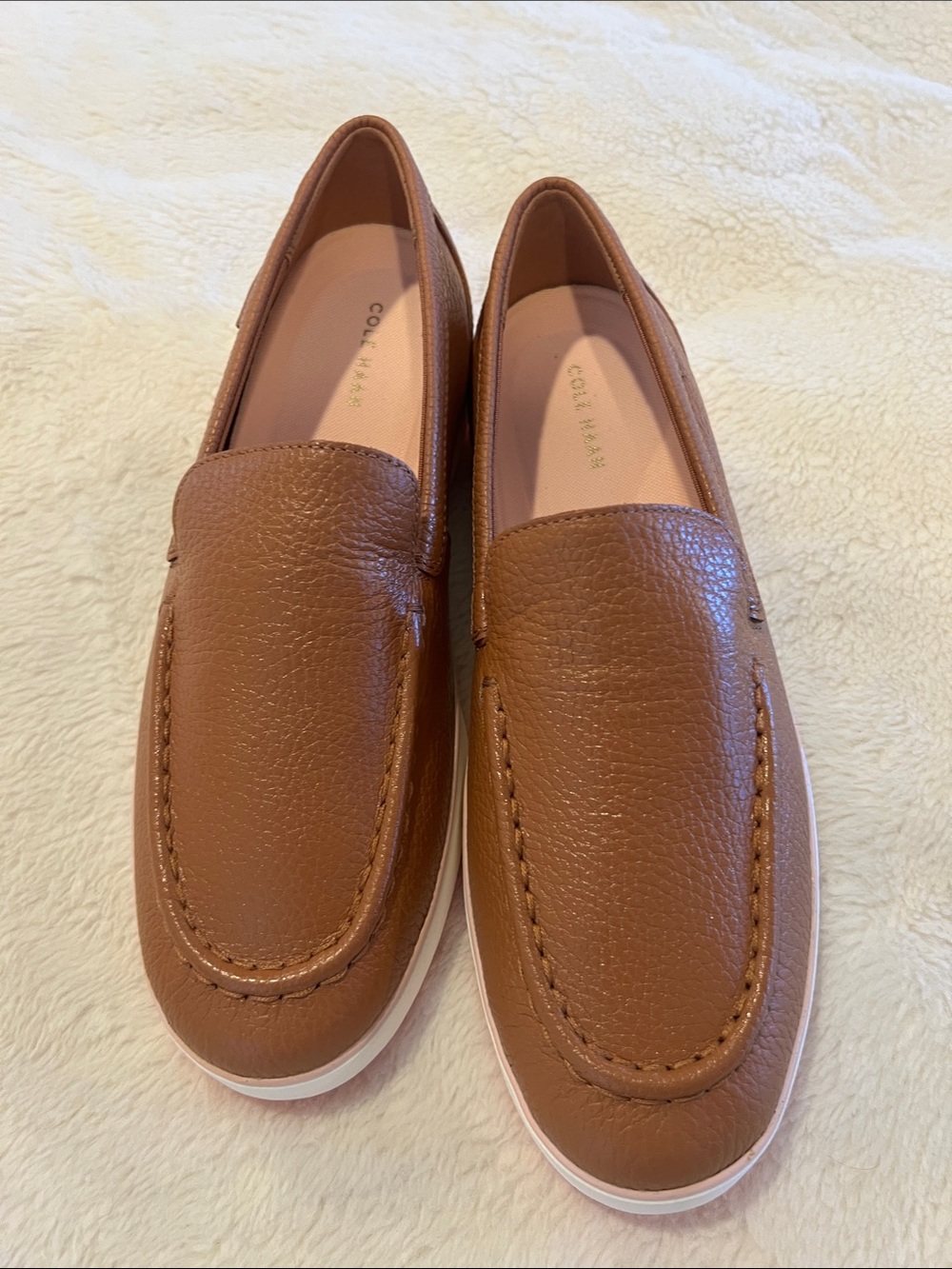 NWT Cole Haan Nantucket 2.0 Venetian Loafers 9B Pecan Grain Leather
